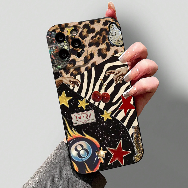 Table Tennis Cartoon - Abstract Table Tennis Pattern Phone Case