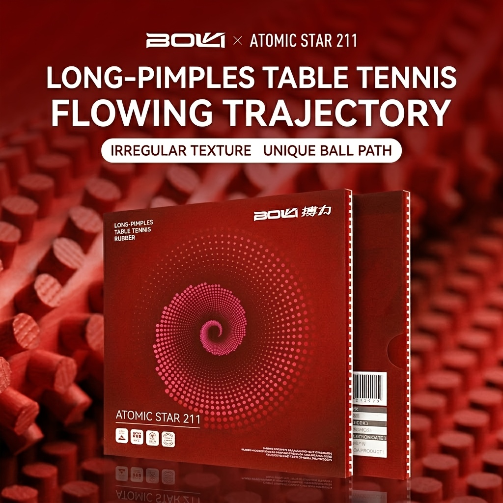 Table Tennis Association - Boli Table Tennis Long Pips Rubber,