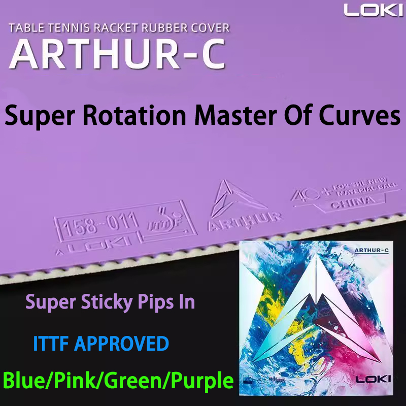 Table Tennis Bat Butterfly - ITTF Approved LOKI ARTHUR Table Tennis