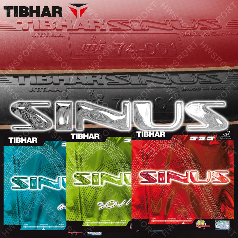 Table Tennis Association - TIBHAR Sinus Series Table Tennis Rubber
