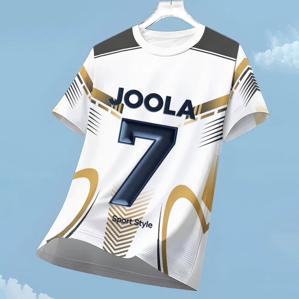 Table Tennis Athlete - New Style JOOLA 7 Number Print