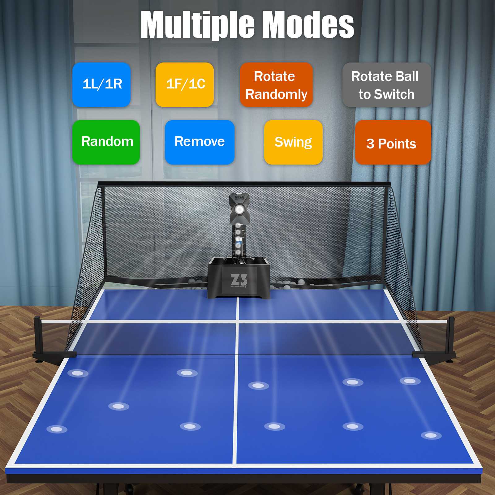 Table Tennis Robot with Net&10 - مراجعة Table Tennis Vr وسعره