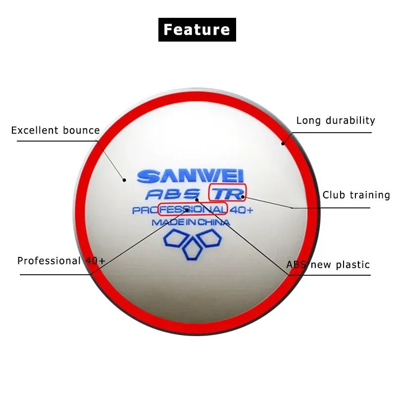 SANWEI-ABS TR 3 Star Table Ten - مراجعة Table Tennis Olympics وسعره