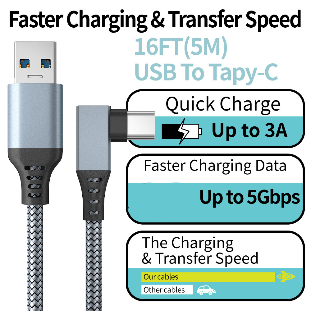 Link Cable 3 6 5M USB A To Typ - مراجعة Table Tennis Vr وسعره