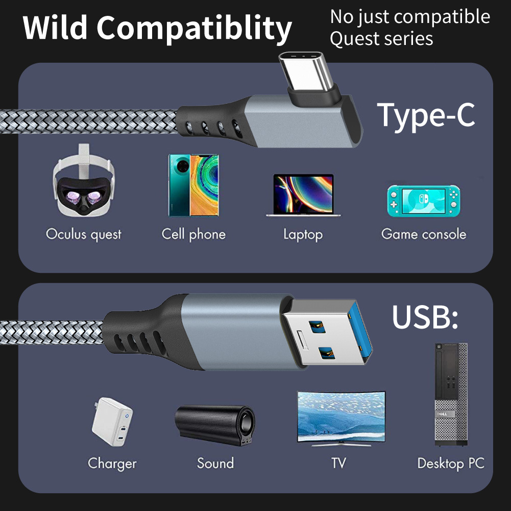Link Cable 3 6 5M USB A To Typ - مراجعة Table Tennis Vr وسعره