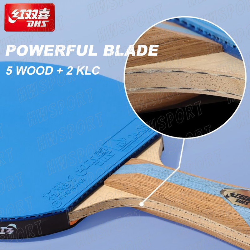 DHS 6 Star Color Table Tennis  - مراجعة Table Tennis Bat Butterfly وسعره