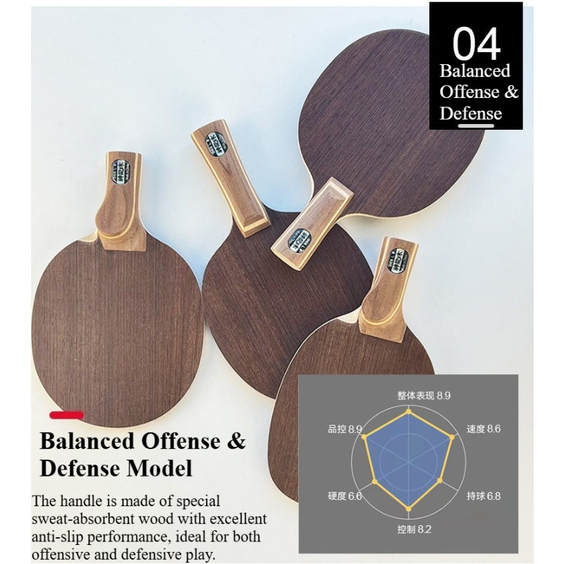 Chinese/Japanese Penhold Table - مراجعة Table Tennis Paddle وسعره