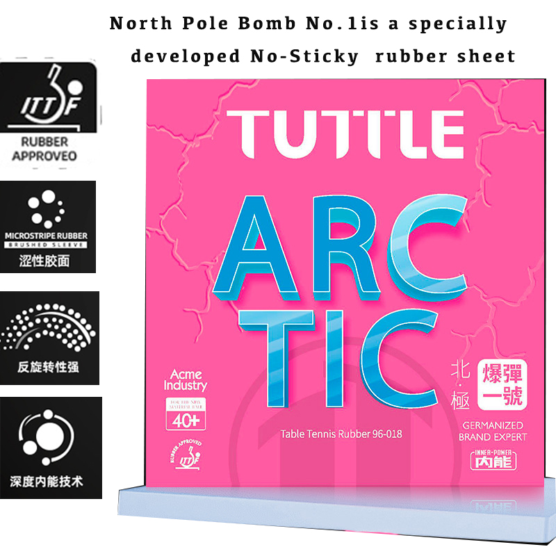 TUTTLE Non-Sticky Arctic No.1  - مراجعة Table Tennis No 1 وسعره