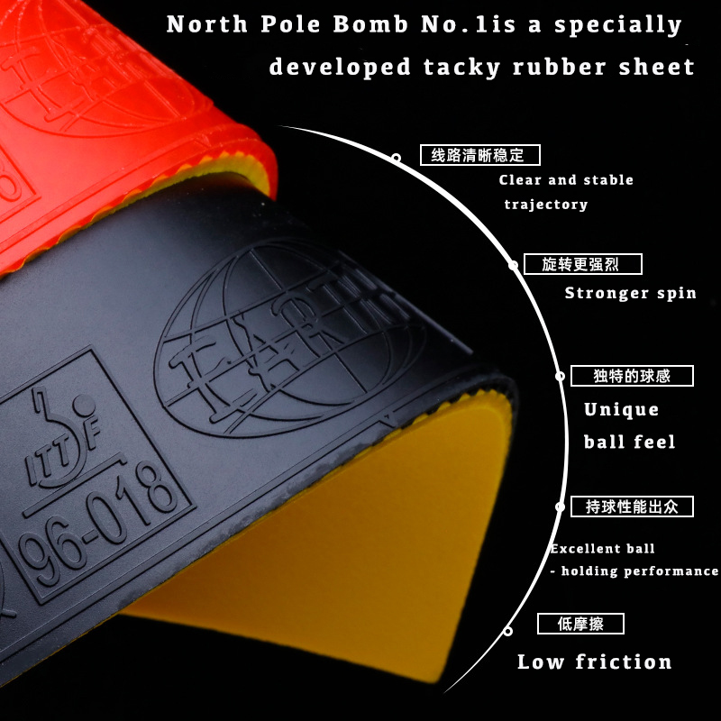 TUTTLE Non-Sticky Arctic No.1  - مراجعة Table Tennis No 1 وسعره