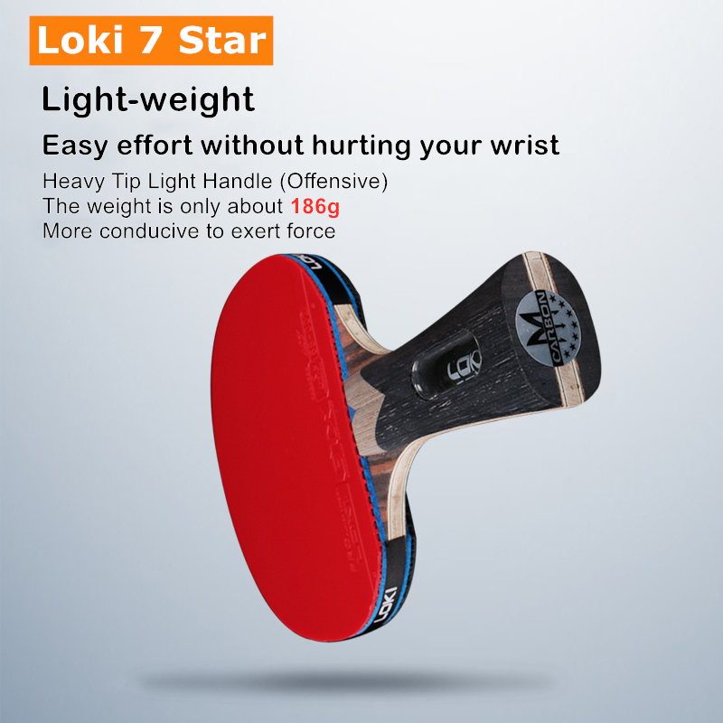 Loki 7 Star Table Tennis Racke - مراجعة Table Tennis Bat Butterfly وسعره