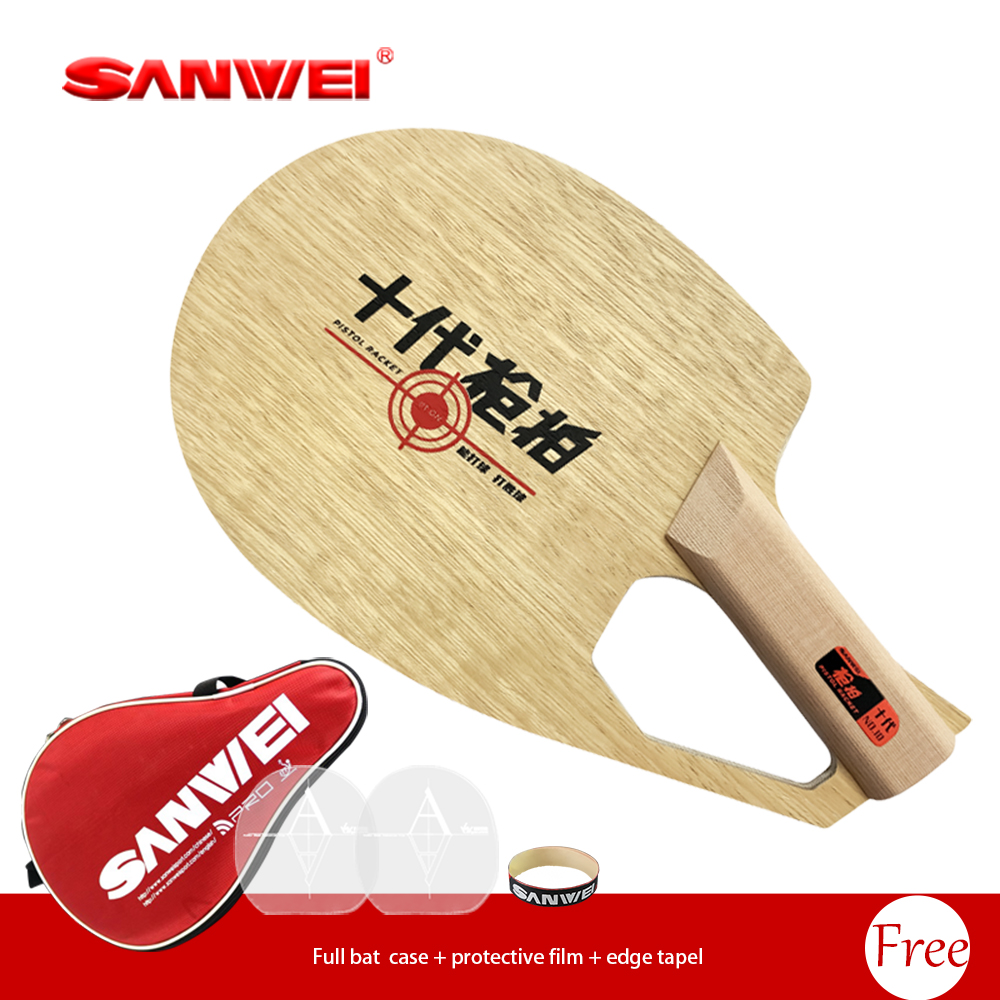 Original SANWEI Patented Pisto - مراجعة Table Tennis Paddle وسعره