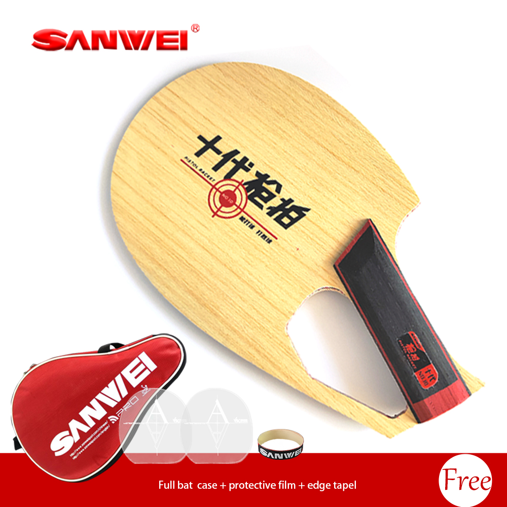 Original SANWEI Patented Pisto - مراجعة Table Tennis Paddle وسعره