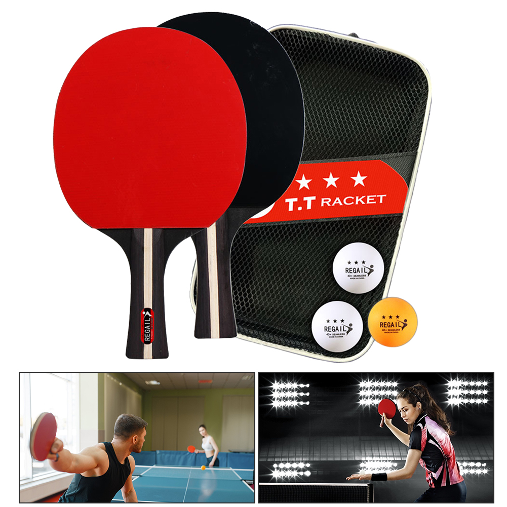 Table Tennis Racket 2 Rackets  - مراجعة Table Tennis Olympics وسعره