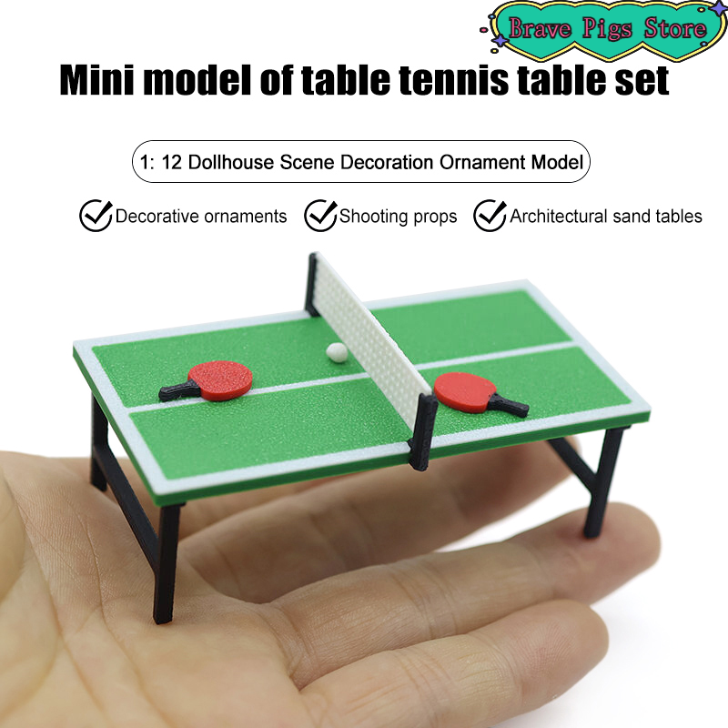 1:12 Miniature Table Tennis Ra - مراجعة Table Tennis No 1 وسعره