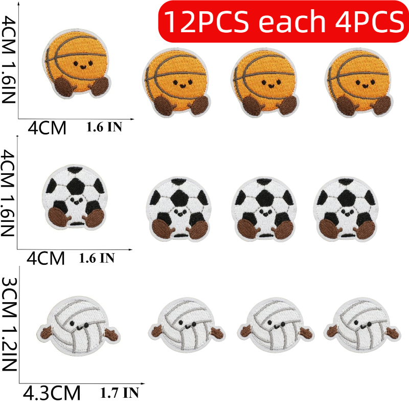 Various Sports Designs Patches - مراجعة Table Tennis Cartoon وسعره