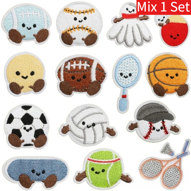 Various Sports Designs Patches - مراجعة Table Tennis Cartoon وسعره