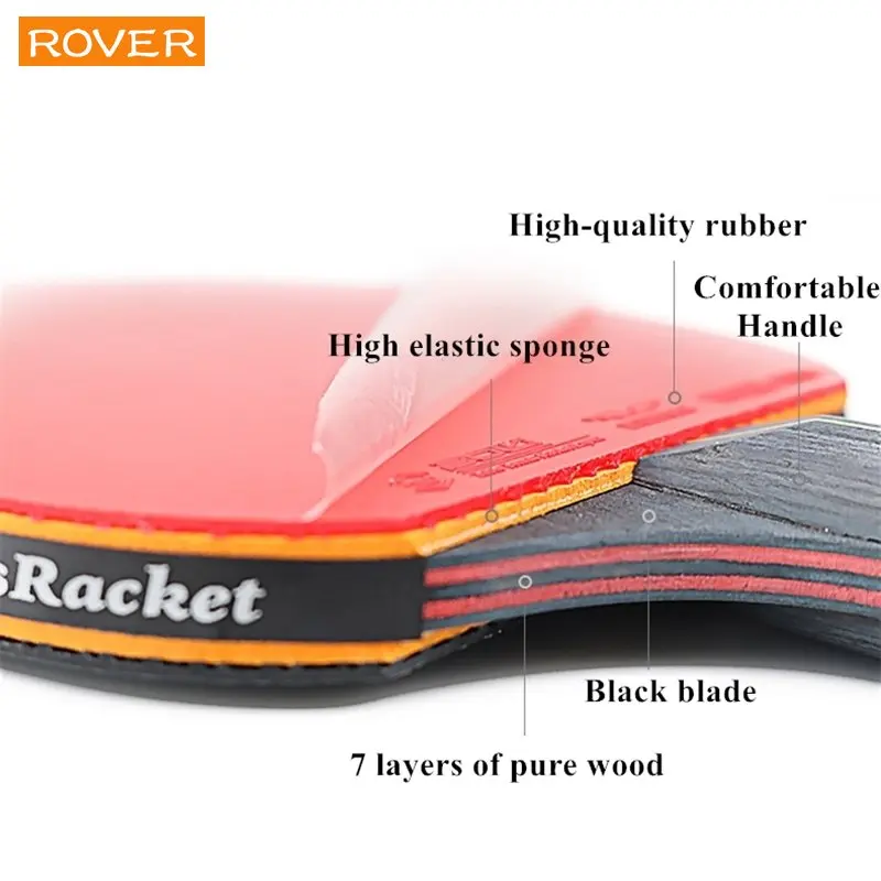 5/6 Star Table Tennis Racket 2 - مراجعة Table Tennis Bat Butterfly وسعره