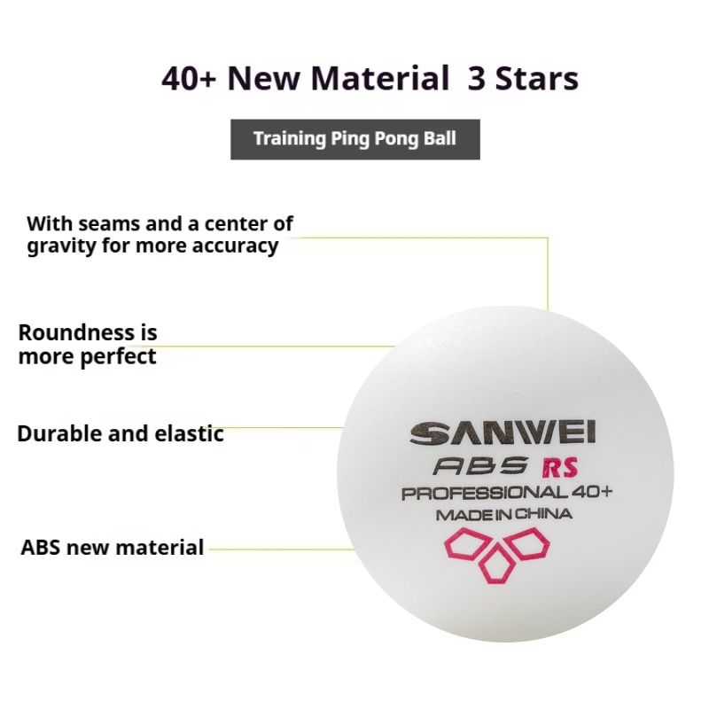 SANWEI RS40+ 3 Star Table Tenn - مراجعة Table Tennis Olympics وسعره