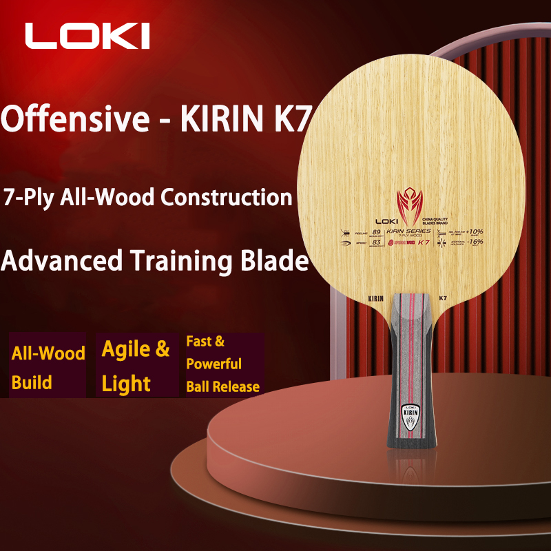 LOKI 7Ply Pure Wood Ping Pong  - مراجعة Table Tennis Paddle وسعره