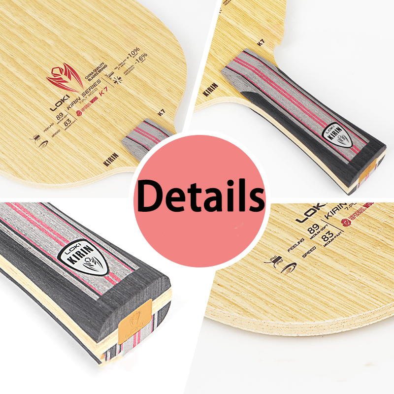 LOKI 7Ply Pure Wood Ping Pong  - مراجعة Table Tennis Paddle وسعره