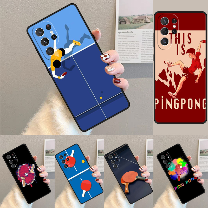 Table Tennis Sport TPU Phone C - مراجعة Table Tennis Cartoon وسعره