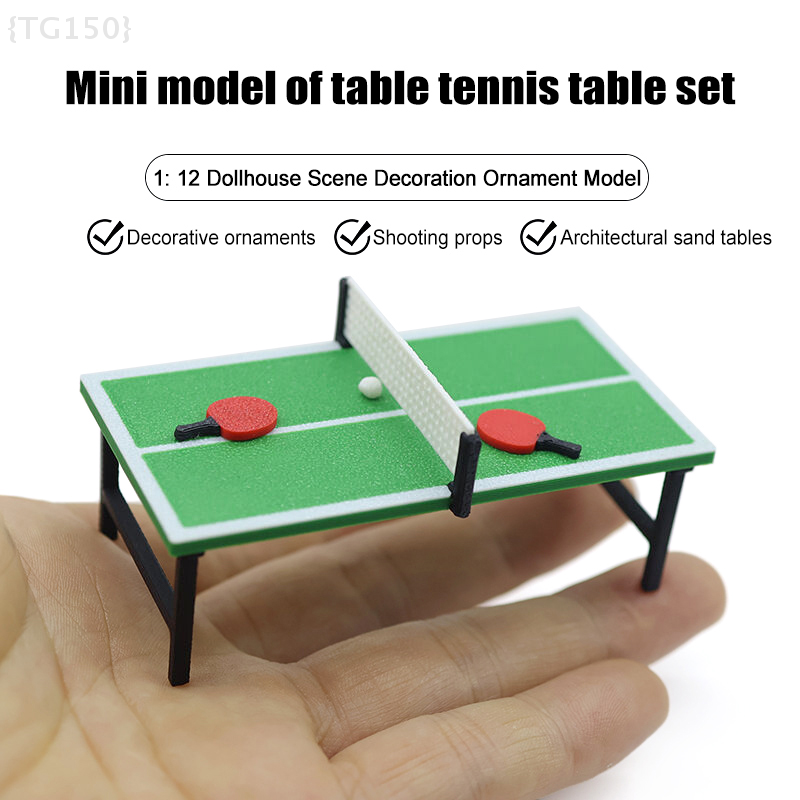 1:12 Scale Dollhouse Miniature - مراجعة Table Tennis No 1 وسعره