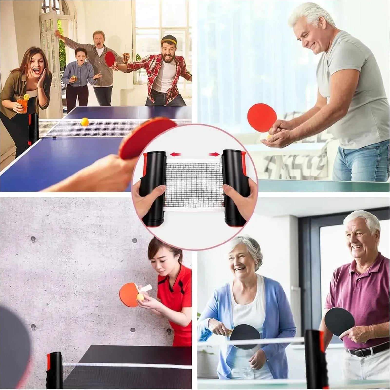 Table Tennis Net Ping Pong Rac - مراجعة Table Tennis Bat وسعره