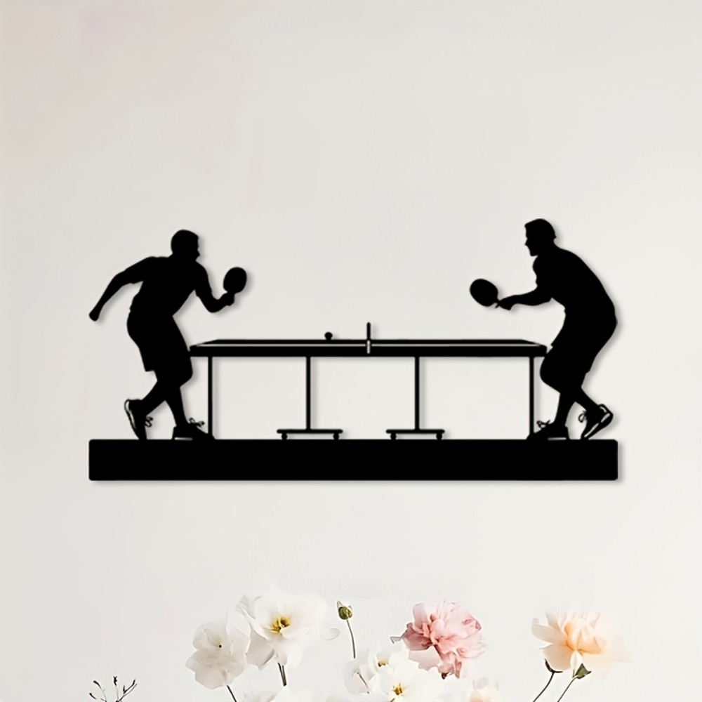 Iron Wall Art Table Tennis Pla - مراجعة Table Tennis Athlete وسعره