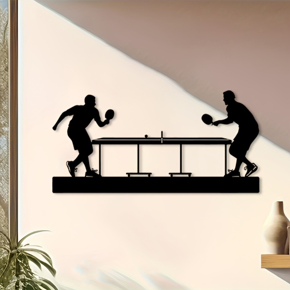 Iron Wall Art Table Tennis Pla - مراجعة Table Tennis Athlete وسعره