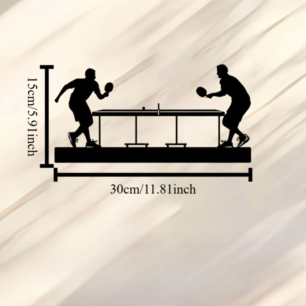 Iron Wall Art Table Tennis Pla - مراجعة Table Tennis Athlete وسعره