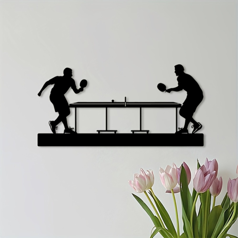 Iron Wall Art Table Tennis Pla - مراجعة Table Tennis Athlete وسعره