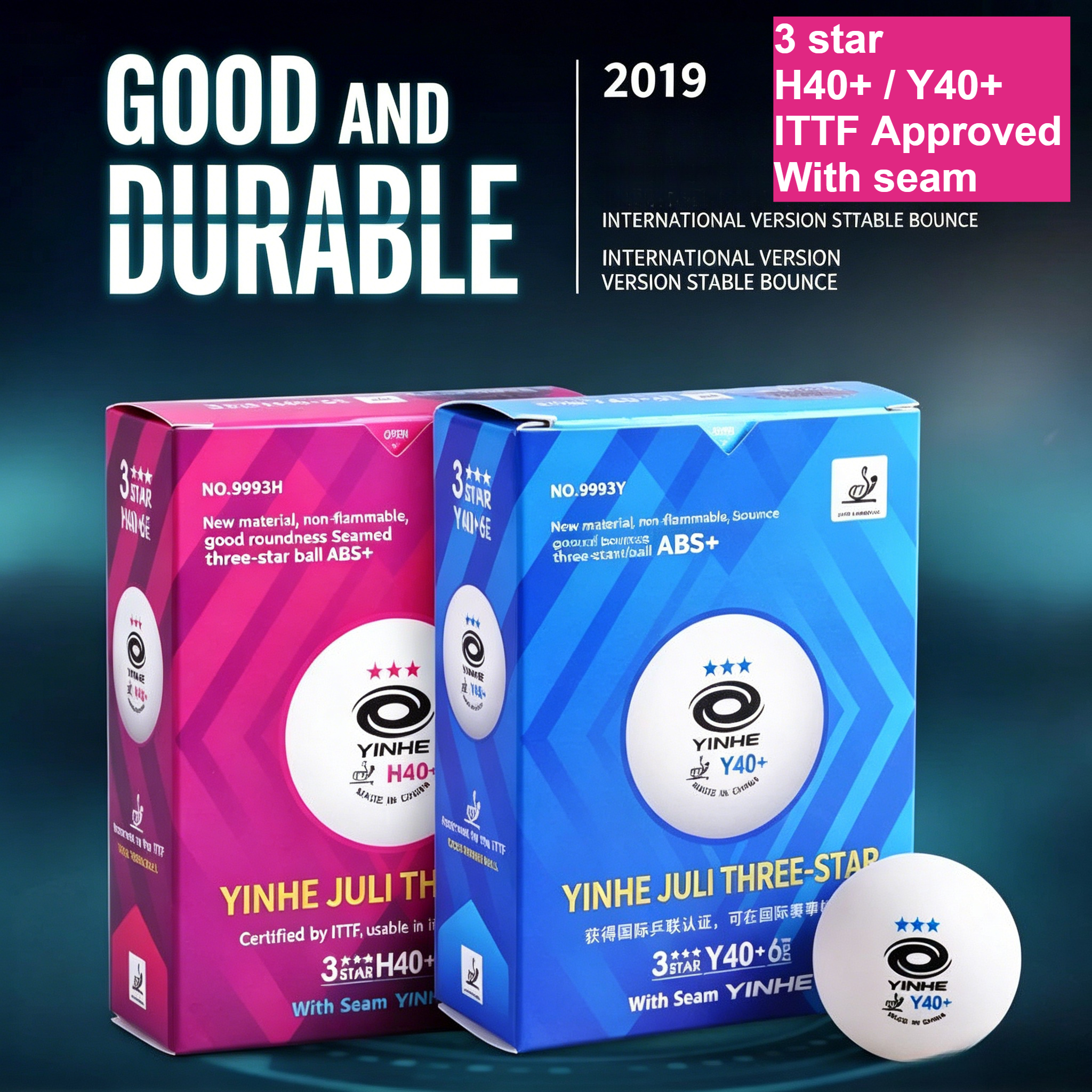YINHE H40+/Y40+ Seamed Table T - مراجعة Table Tennis Vr وسعره