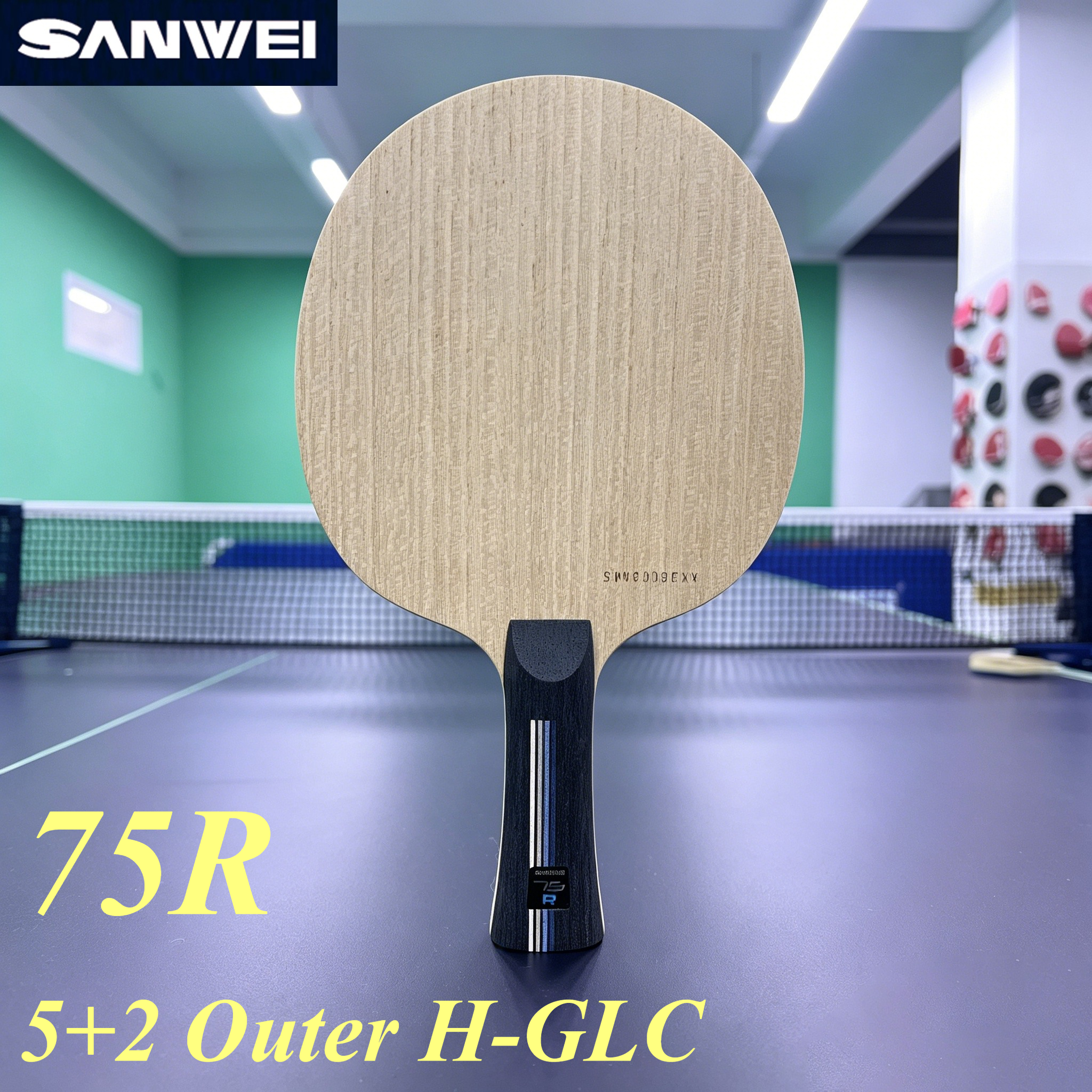 SANWEI 75R 5+2 Outer H-GLC Tab - مراجعة Table Tennis Paddle وسعره