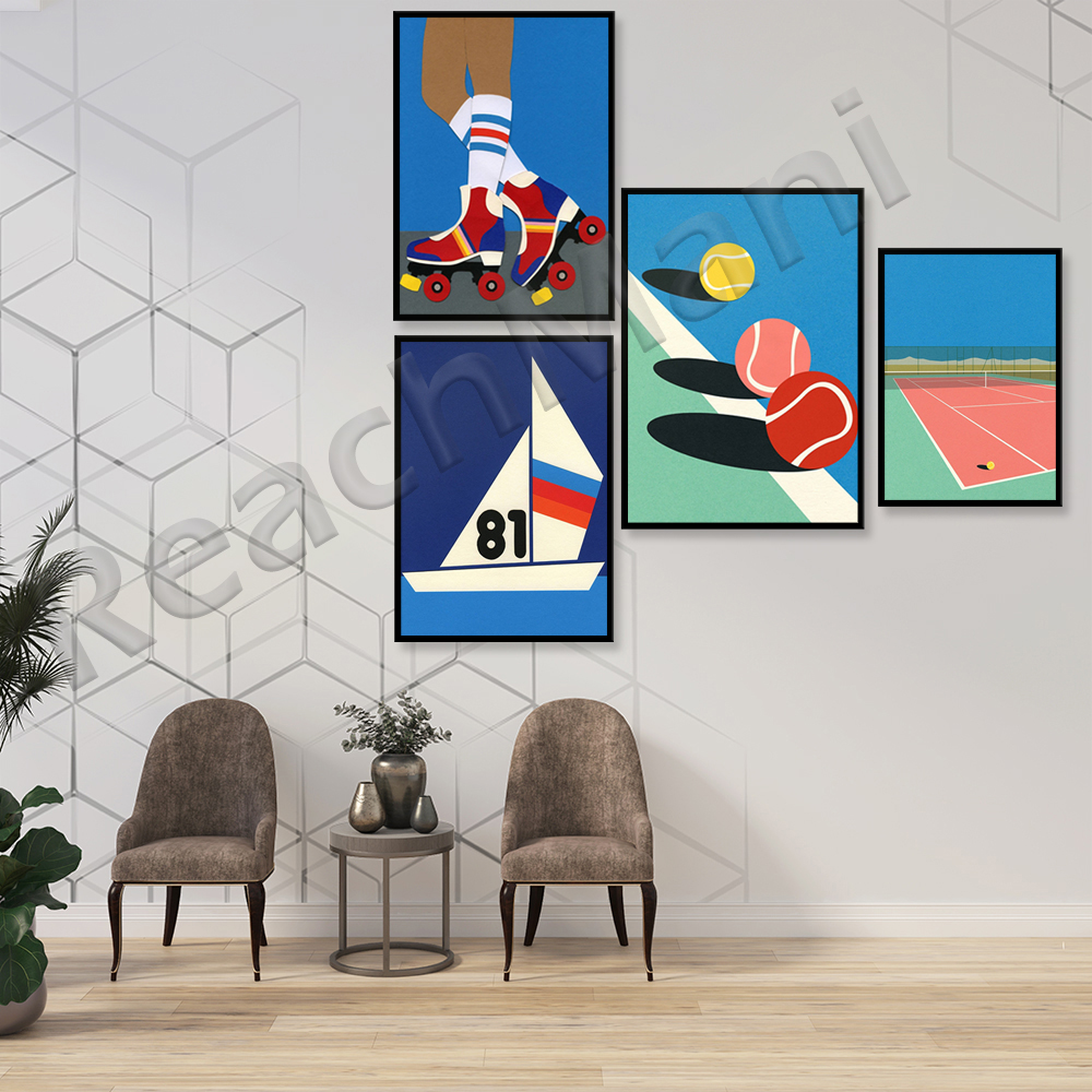 Table tennis poster,sport illu - مراجعة Table Tennis Illustration وسعره
