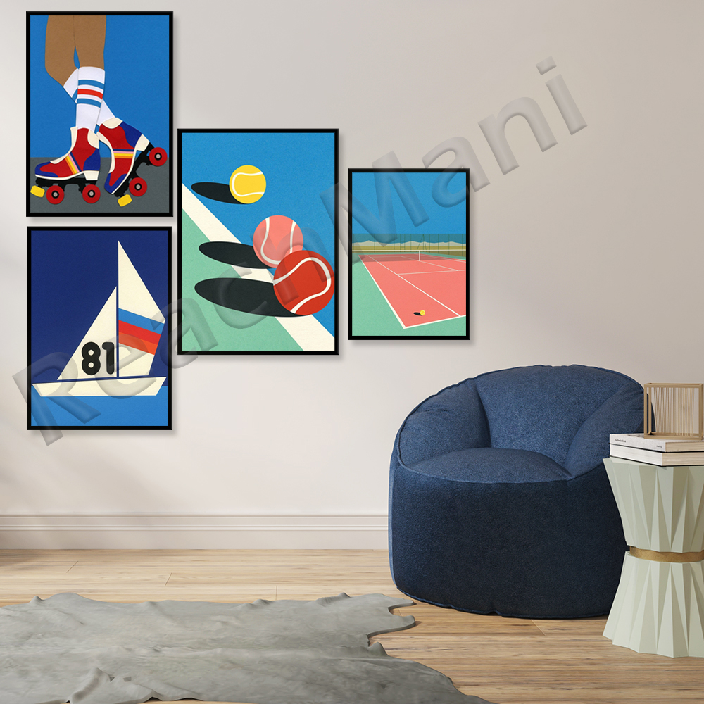 Table tennis poster,sport illu - مراجعة Table Tennis Illustration وسعره