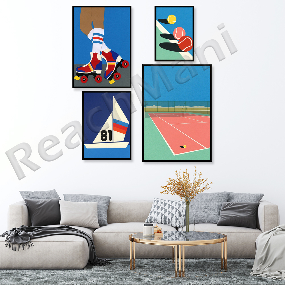 Table tennis poster,sport illu - مراجعة Table Tennis Illustration وسعره