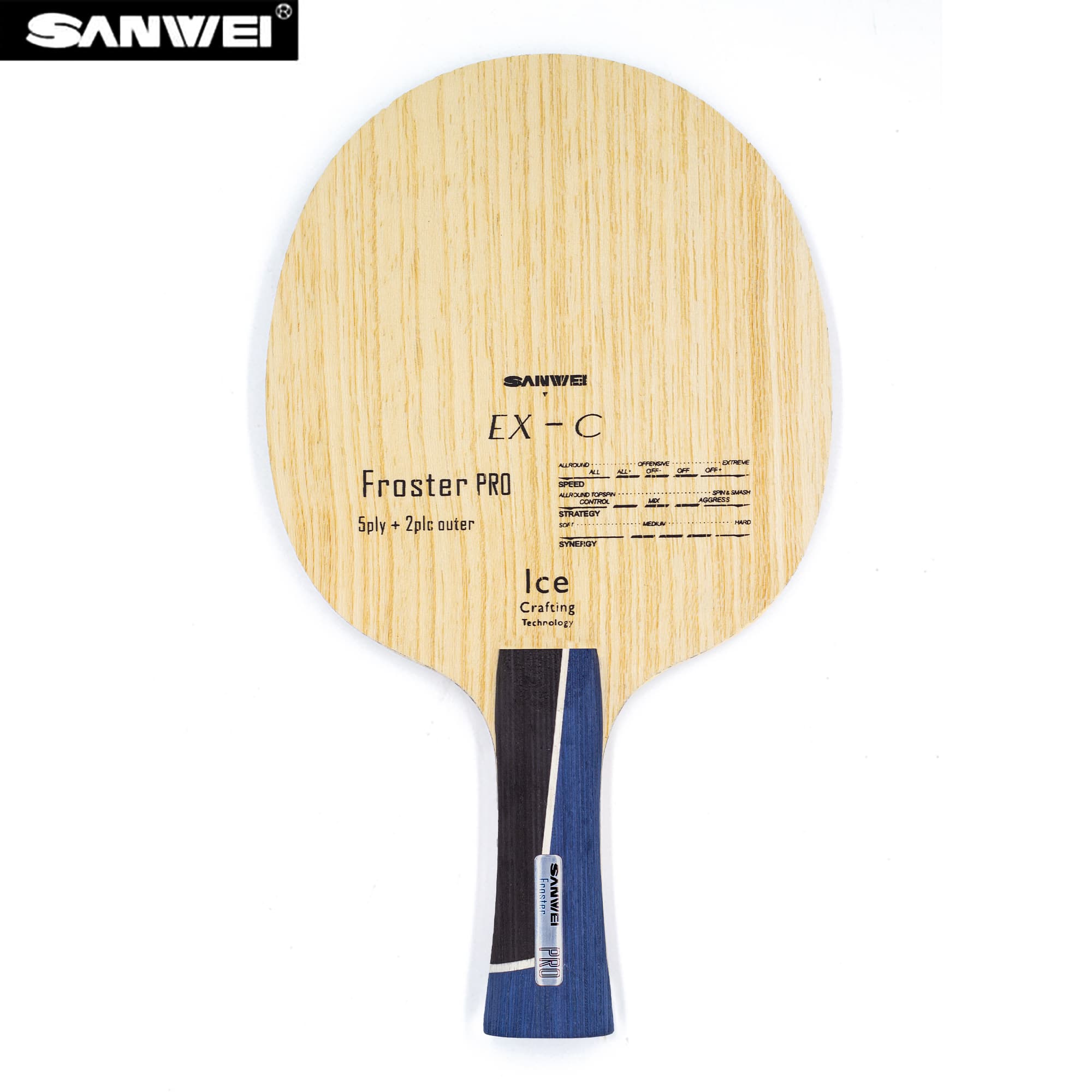 SANWEI ALC Table Tennis Blade  - مراجعة Table Tennis Paddle وسعره