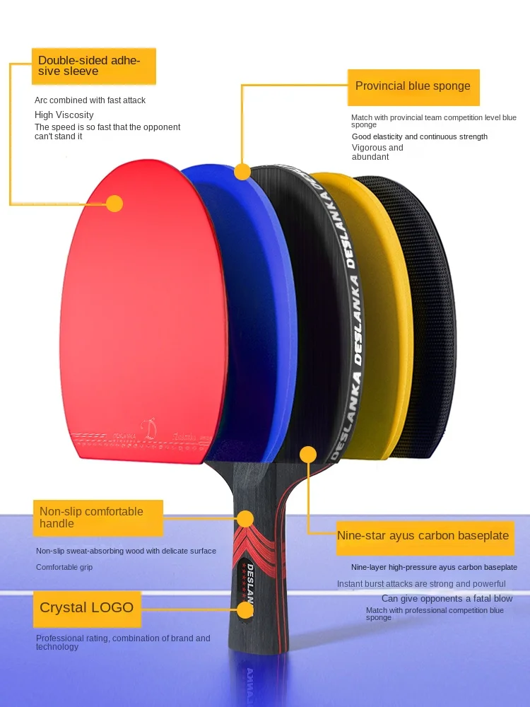 Table Tennis Racket Profession - مراجعة Table Tennis Bat Butterfly وسعره