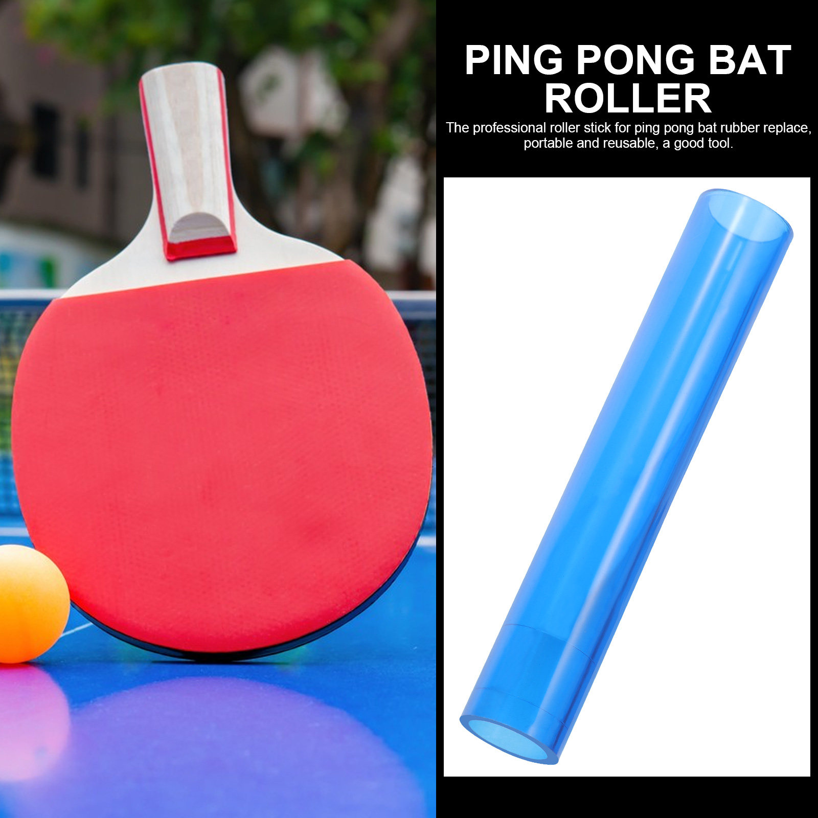 Table Tennis Racket Rubber Rol - مراجعة Table Tennis Athlete وسعره